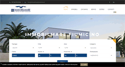 Desktop Screenshot of immobilmarefiumicino.it